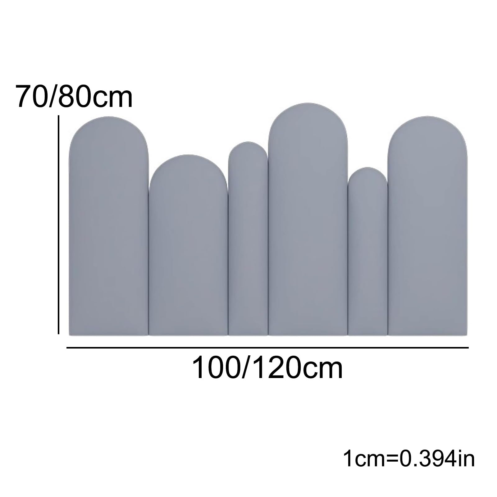 Revestimiento de Pared, Paneles de Revestimiento de Pared anticolisión, protección de Pared tapizada en PU Impermeable para niños, Revestimiento de Pared Decorativo marrón (120x80cm) - Decor