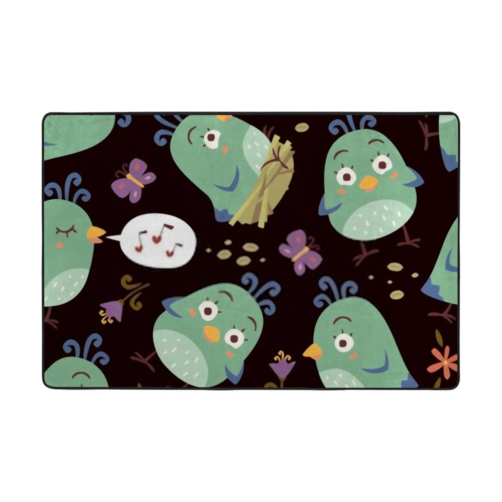 Tapis de salon en velours doux pour sol froid et glissant