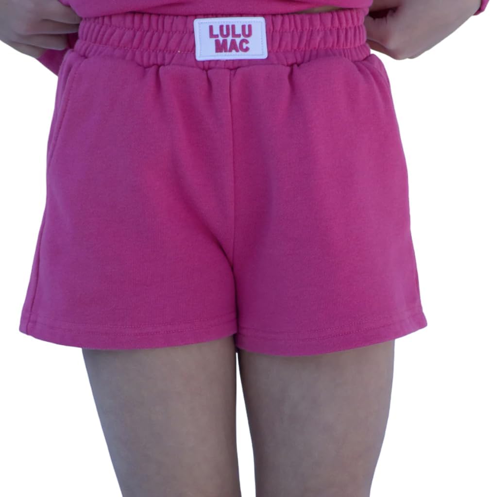 LULU MAC Terry Cotton Soft Shorts - Youth