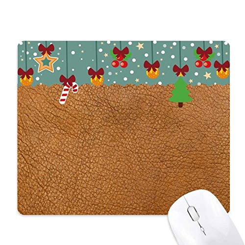 Cojín de ratón de goma para Navidad con diseño abstracto ideal para largas sesiones de juego