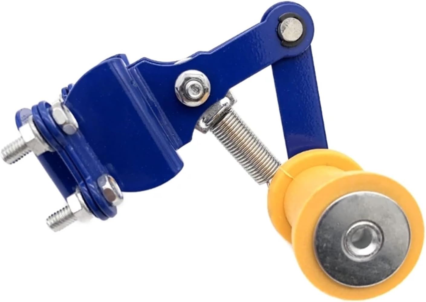 Motorbike Chain Tensioner Adjuster Bolt Roller Chain Regulator Compatible with Similar Models(Blue)