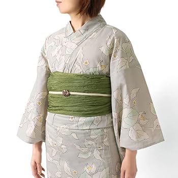 Amazon | [dear-japan]浴衣 ホオズキ グレージュ ベージュ