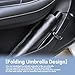 YAKEFLY Car Windshield Sun Shade Umbrella, Foldable Car Sunshade Front Window Cover Windshield Sunshades,UV Protection,Foldable Windshield Umbrella Sun Shade Cover Visor,Fit for Most Cars(55