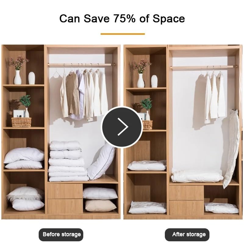Vakuumierbeutel 2/11 stücke Vakuum-aufbewahrungsbeutel Mit Ventil Home Storage Organizer Faltbarer Kleidersack Versiegelt Komprimiertes Reisesparpaket(11 pcs)