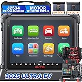 Autel MaxiSys Ultra EV 2025 UltraEV: Updated of MS Ultra Elite II Pro w/EVDiag Kit, High-Voltage System & Battery Analysis, MaxiFlash VCMI, J2534 Programming, Motor TruSpeed Repair, Topology Map 2.0