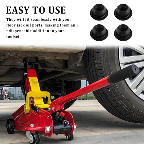 Image of 12PCS Bottle Jack Oil Filler Plug,9mm Rubber Floor Jack Parts for Sealling Hydraulic Jack Oil Ports,Universal Hydraulic Jack Parts Accessories