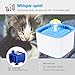 Happypapa Pet Fountain Pump Replacement Cat Water Fountain Pump Replacement for Flower Fountain Automatic Pet Water Dispenser Replacement Pump Come with Adapter