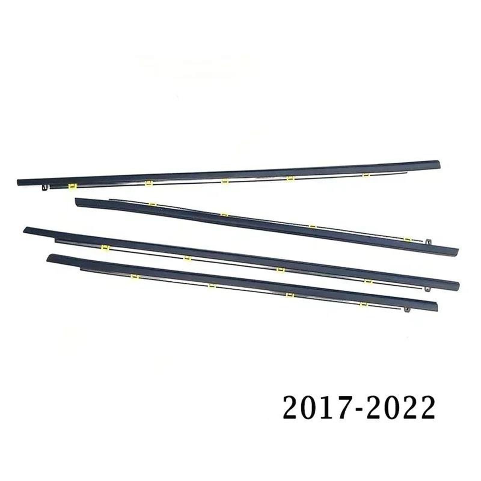 Guarnizione porta auto Guarnizioni per finestrini auto per CRV 2007-2022 Modanatura in gomma per porte Guarnizioni per vetri esterni finestrini(17-22)
