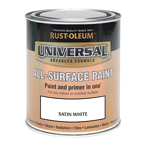 Price comparison product image Rust-Oleum AMZ0086 750ml Universal Paint - Satin White