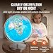VEVOR Illuminated World with Stand, 13 in/330.2 mm, Educational Earth Globe with Stable Heavy Metal Base HD Printed Map and LED Night Lighting, 720° Spinning Globe for Kids Classroom Learning