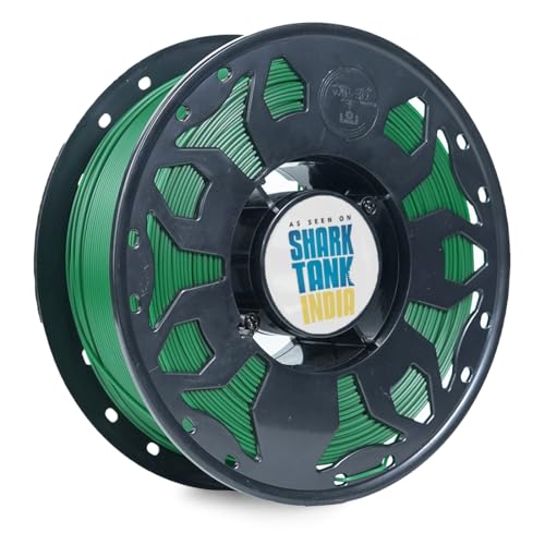 Image of WOL3D 1kg 2026 PLA PRO+ 3D Printing Filament - Improved Formula for Enhanced Strength & Flexibility, (Forest Green), Eco-Friendly, Compatible with Most FDM 3D Printers, Made in India.