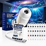 2026 Upgraded Hd Smart Dynamic 5D Holographic Night Light Projector, Plug and Play HD Star Projector, 2-in-1 Galaxy...