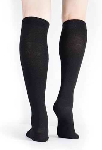 Miniatura 4 de JAVIE - Calcetines de compresión graduados de 80 % lana merino ultra suaves de 15 a 20 mmHg para mujeres y hombres