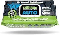 Vista 9 de Crocodile Cloth Multiuso: 80 toallitas de limpieza a base de plantas, de 10 x 15 pulgadas. Paños de limpieza grandes, húmedos, absorbentes