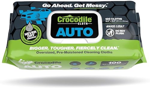 Miniatura 9 de Crocodile Cloth Toallitas de limpieza multiusos para el hogar la forma más fuerte y fácil de limpiar grasa, suciedad, polvo, suciedad y pegamento de