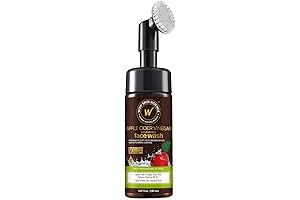 Apple Cider Vinegar Foam Exfoliating Face Wash & Skin Science Brush