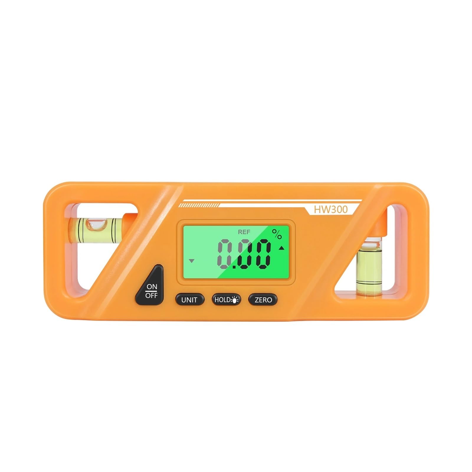 Bnvewr Yellow Digital Angle Finder, Digital Inclinometer Magnetic Electronic Goniometer Lcd Angle Meter Backlight Protractor Slope Conversion,Inclinometer(Yellow)