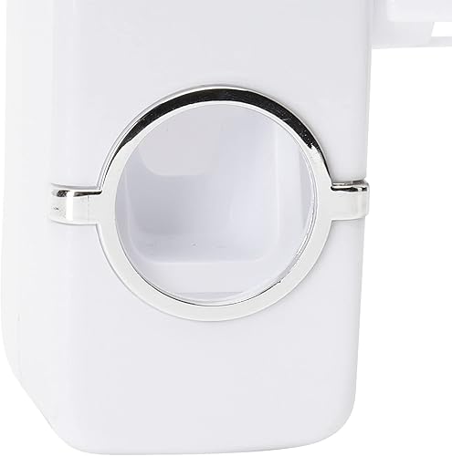 Miniatura 7 de Dispensador de pasta de dientes, exprimidor automático de pasta de dientes, soporte para cepillo de dientes montado en la pared, juego de estante