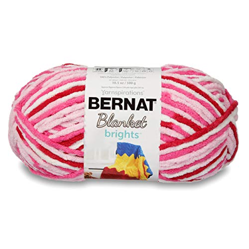 Image of Bernat Blanket Bright Yarn, Raspberry Ribbon Varg