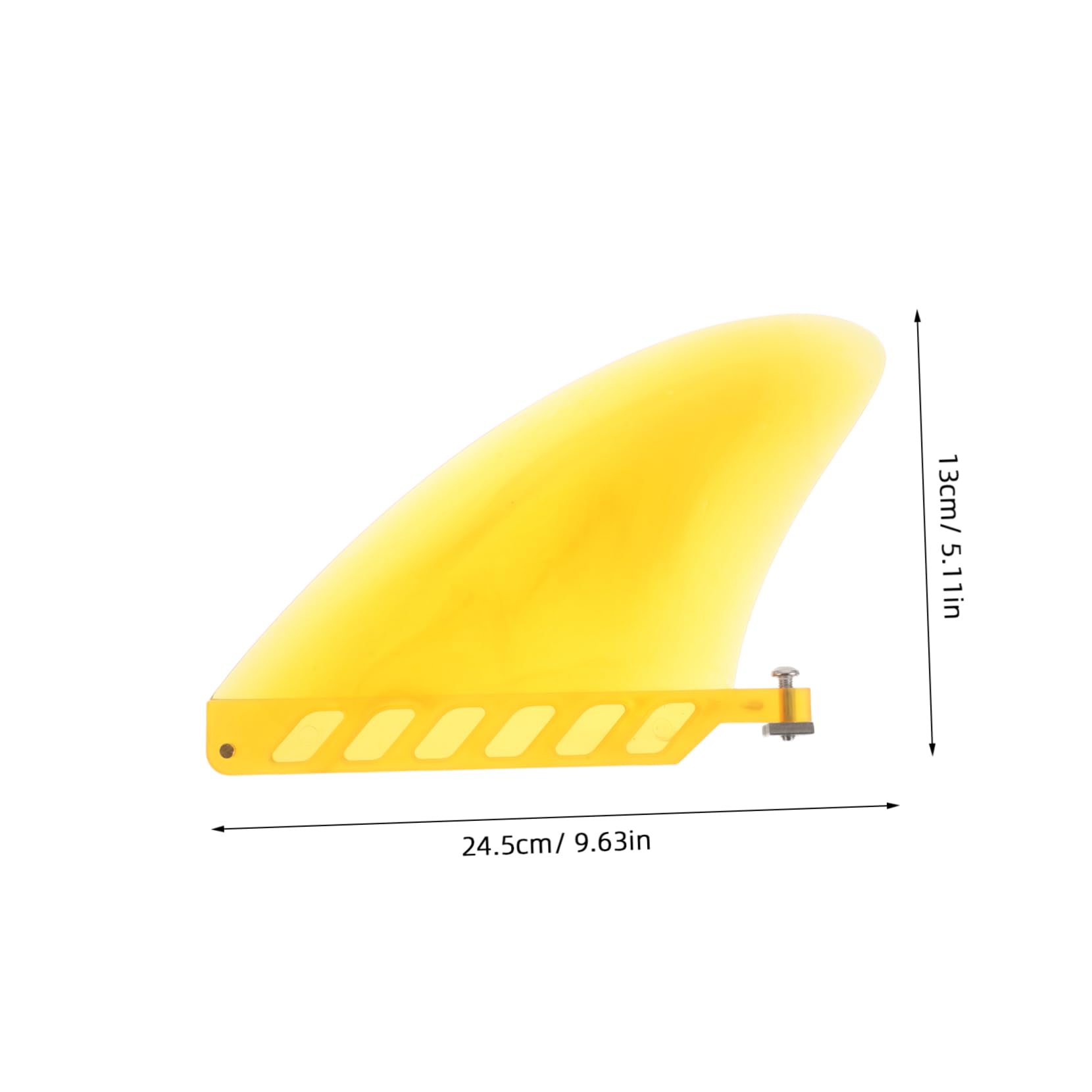 Hemoton Durable Paddle Fin with Quick Installation for Enhanced Maneuverability Water Sports Compatible with Various Surfboards and Paddleboards Replacement Part