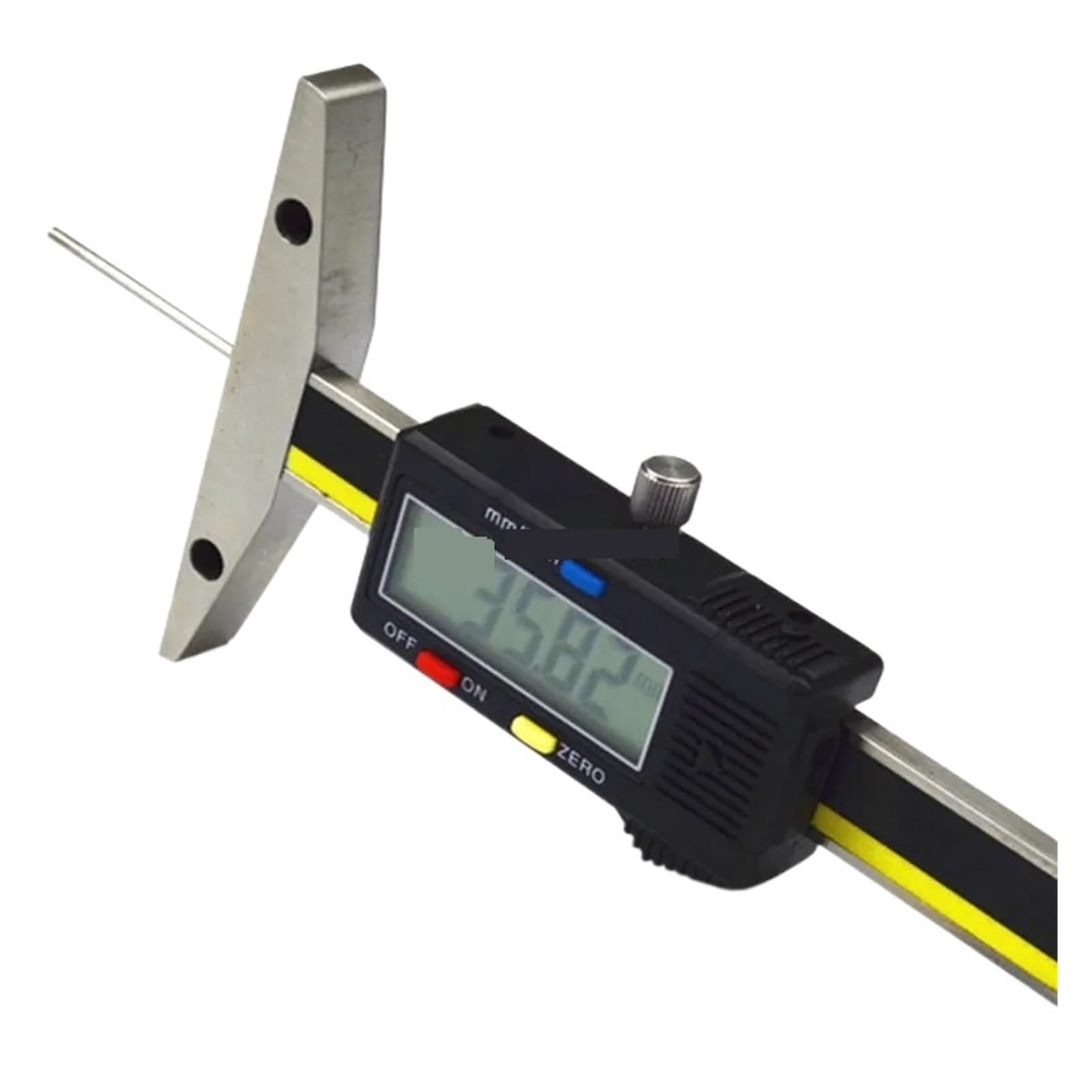 Medidor De Profundidad Digital Con Varilla Delgada, Electrónico La Banda Rodadura Del Neumático, 0-50mm, 0-100mm, 0-150mm, 0,01mm MedicióN De PrecisióN(0-100mm)