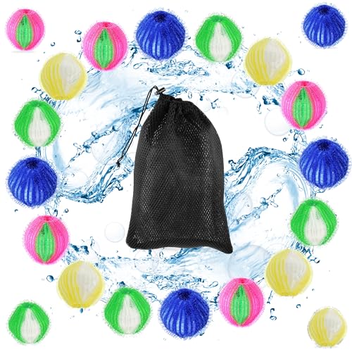 duradai Pack 16 Bolas + Bolsa de Malla de Regalo Quita Pelos Mascota | Atrapa Pelos Lavadora para Perros, Gatos y Todo Animal Que suelte Pelo | Recoge Pelos Mascotas con Filtro Reutilizable de 35mm