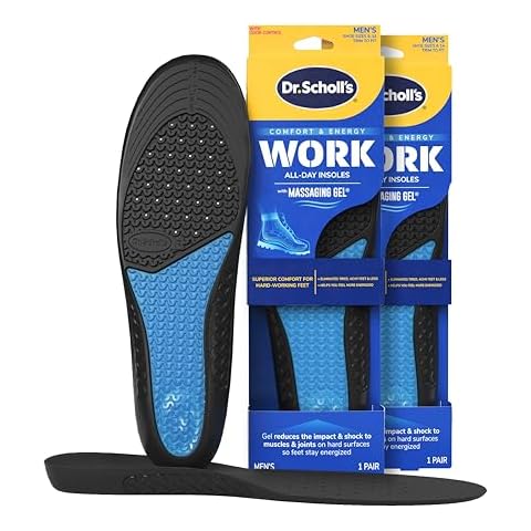 Dr. Scholl's Work Insoles (Pack) // All-Day Shock Absorption and Reinforced Arch Support That Fits in Work Boots and More (for Men's 8-14, Also Available for Women's 6-10) 1 Pair (Pack of 2) 2 Count Cover