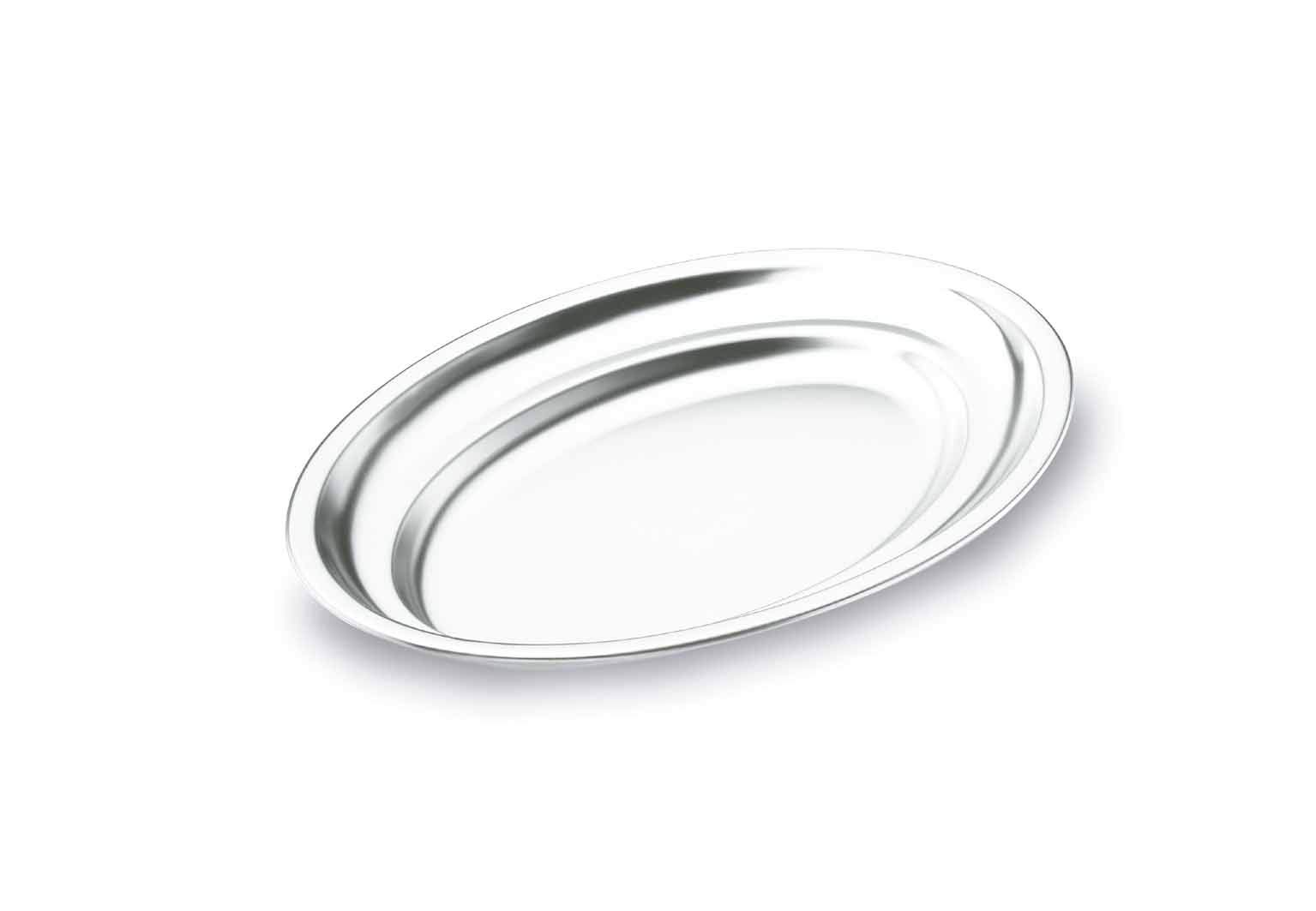 LACOR Deep Oval Dish, 45cm, Silver
