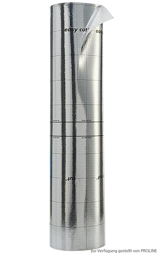Unterlagsbahn Proline Probase Eps 1,6 Aqua-Stop, 25 m² Trittschalldämmung mit Dampfsprerre für Vinyl Parkett und Laminatböden