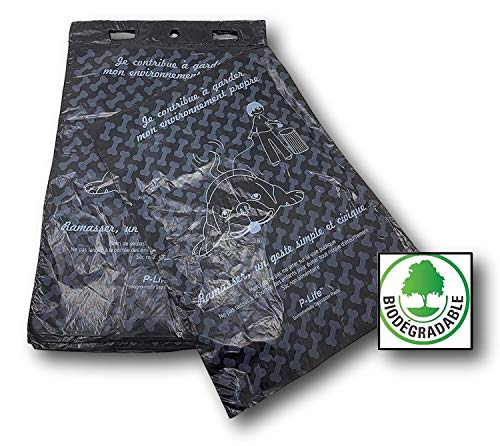 1000 Sacs Ramasse Crottes pour Chiens Sac à déjection canine Biodégradable en liasse de 100 soit 10 liasses sac ramasse crotte Biodégradable SACS CANINS...