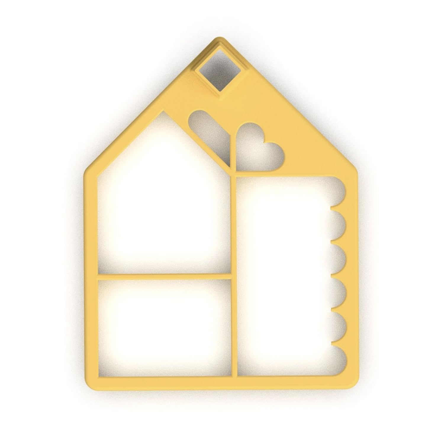 Tescoma 630894 Cookie Cutter Gingerbread House, Delícia, 10 x 12.5 x 3.2 cm