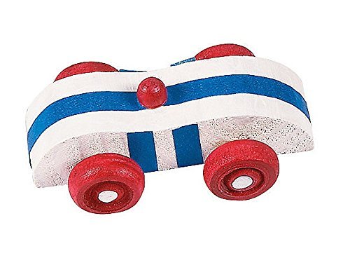 Fun Express Unfinished Wooden Cars Set – DIY Paintable Craft Toys for Kids Party Favors Arts & Crafts Creative Projects and School – Perfect for Fun and Interactive Group Activities & More – 12 Pieces - Image 7