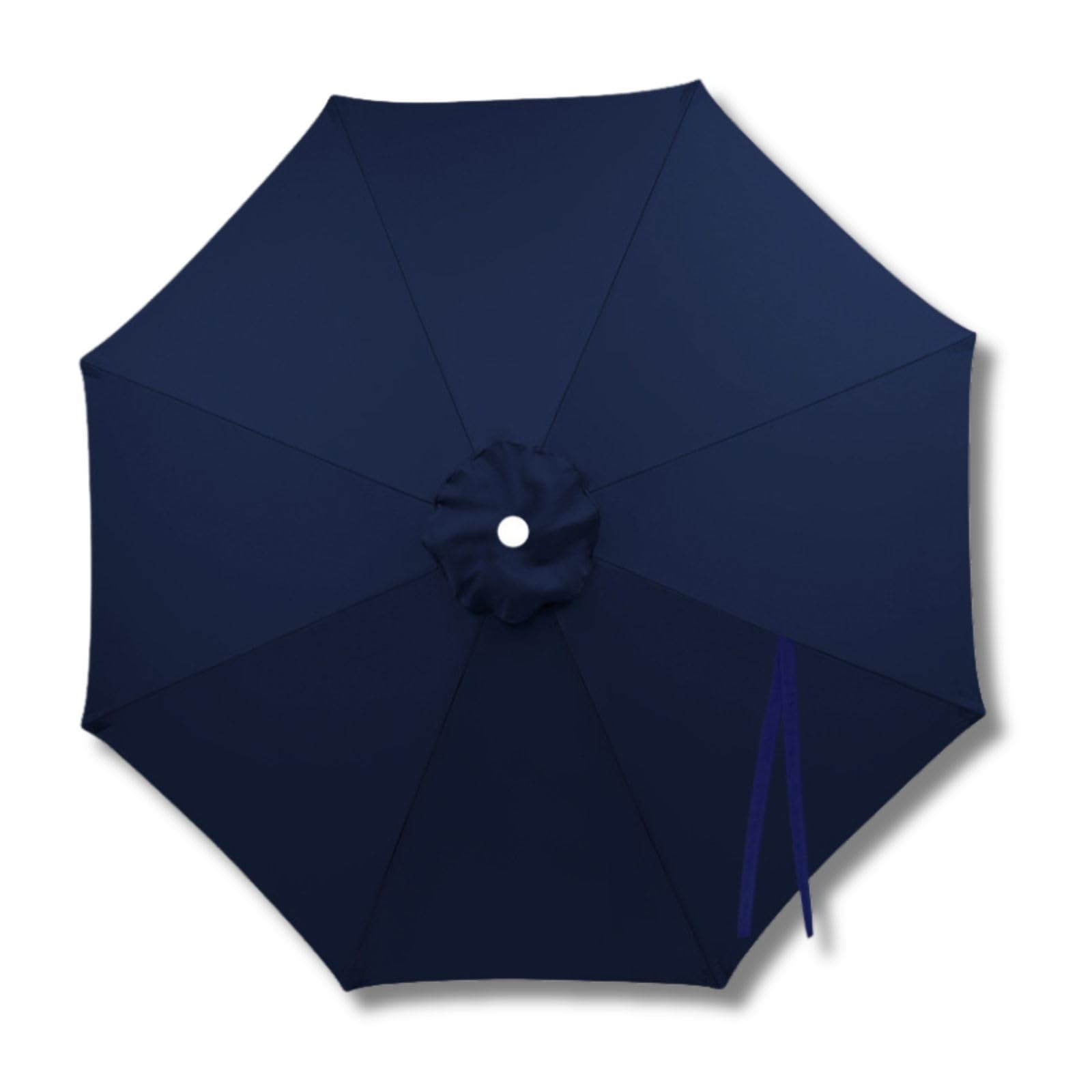 Patio Umbrella Replacement Canopy 7ft/8.2ft/10ft/11.5ft/13ft Outdoor Umbrella Replacement Top Cover for 8 Ribs UV Protective Parasol Fabric Cover for Market Table Backyard(Black,3.5m/11.5ft)