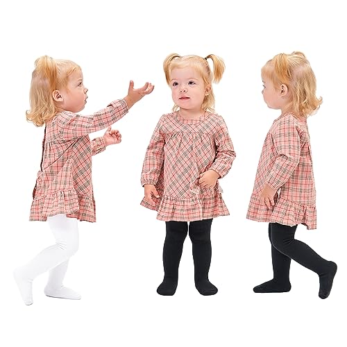Image of Stelle Toddler Girls Tights Baby Cable Knit Stockings Thick Cotton Legging