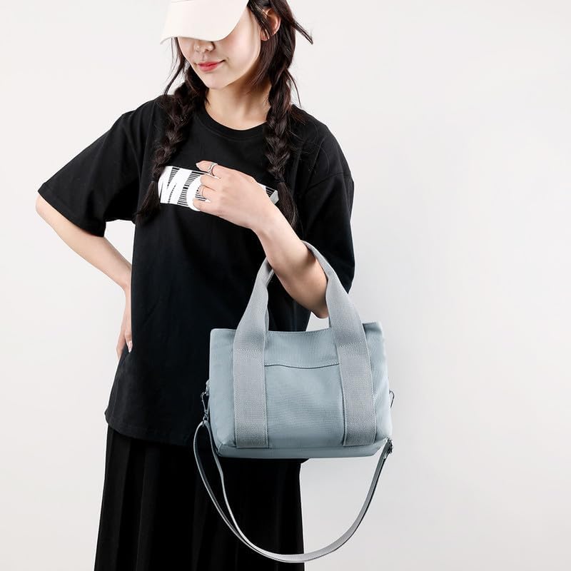 Top Handle Bag Crossbody Bags For Women Trendy Fashion Shoulder Bag Purse For Ladies Vintage Commuter Tote Handbags Blue