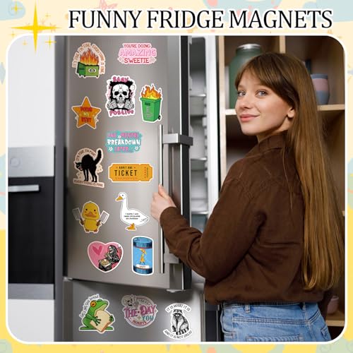 Set de 24 imanes divertidos para refrigerador miniatura 5