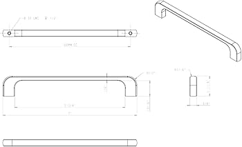 Jeffrey Alexander Alvar Pull, 264-160SBZ, Satin Bronze - Amazon.com