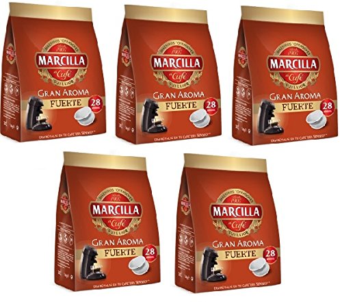 Capsulas Senseo Marcilla Fuerte 140 Monodosis Cover