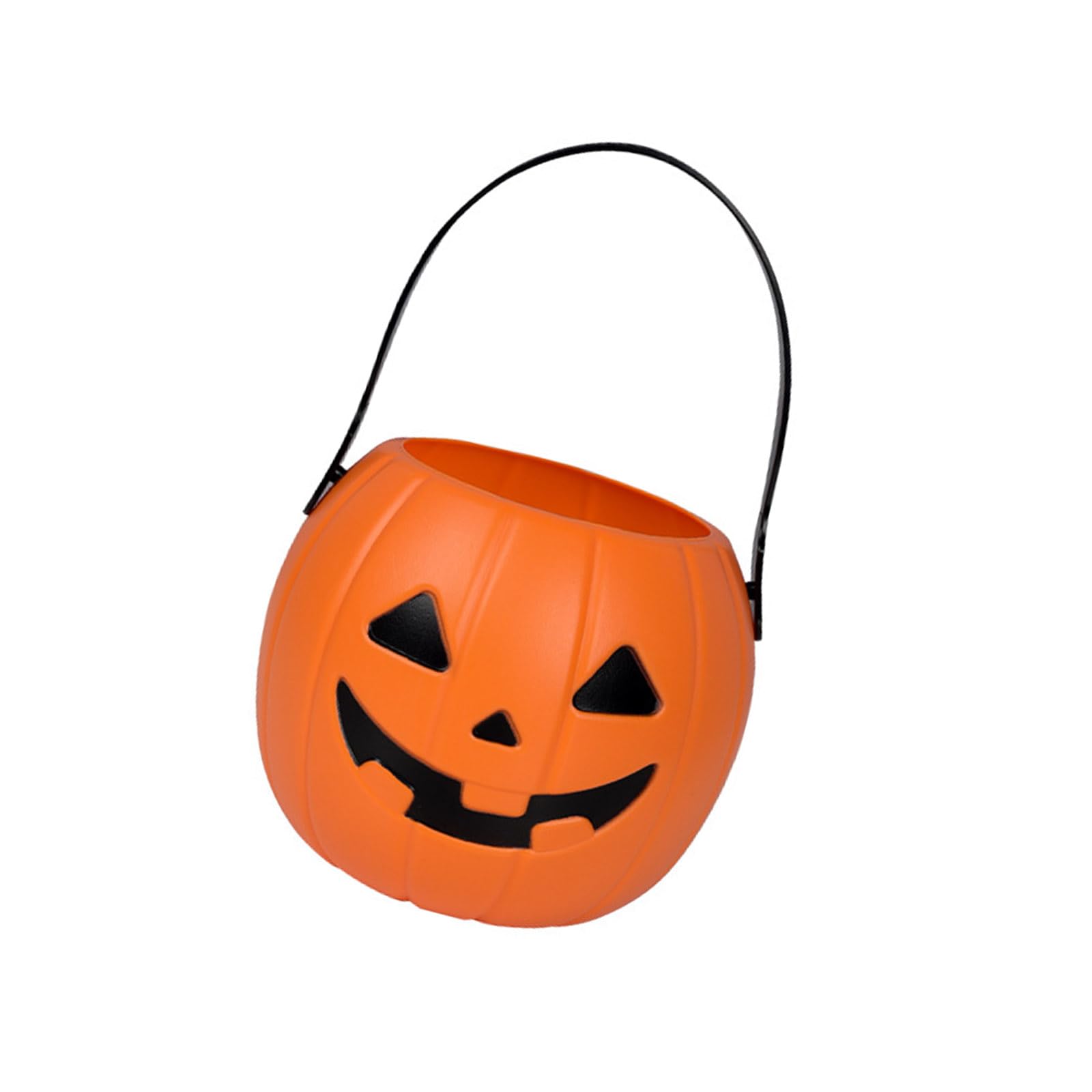 Whoasyst Large Capacity Candy Holder for Party Decoration Halloween Pumpkin Treat Bucket for Kids Parties and Event Halloween Pumpkin Candy Bucket