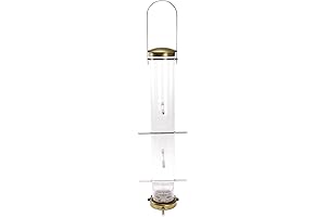403 Quick-Clean Thistle Tube Feeder, Large - Antique Brass