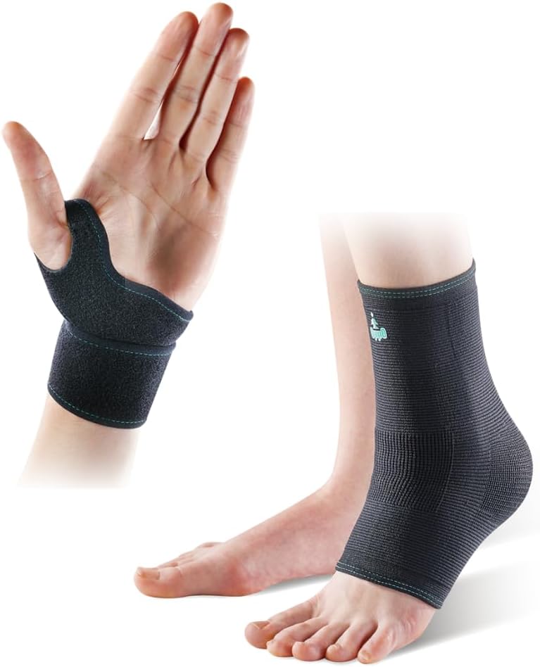 OPPOComprehensive Joint Support Bundle: RH100 Wrist Brace & RA200 Ankle Brace (L)