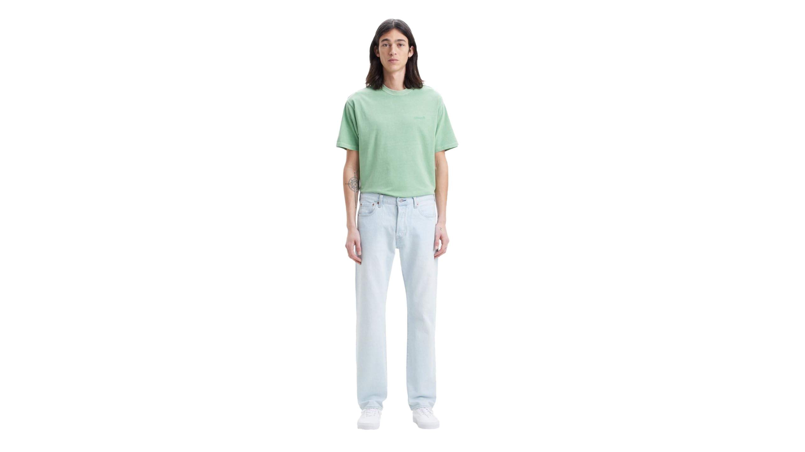 Levi's Jeans da uomo 501 Original Fit, blau, 36W x 32L