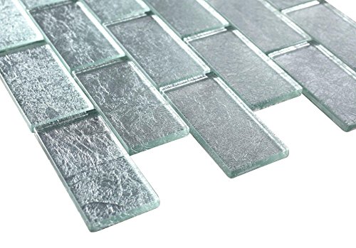 2X4 Glossy Glitter Ice Sky Subway Glass Mosaic Wall Tiles For Bathroom And Kitchen Walls Kitchen Backsplashes #TOP4