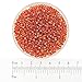 Miyuki Round Seed Beads Size 8/0 22GM - 5 Inch Tube Silver Lined Orange AB 8-1008