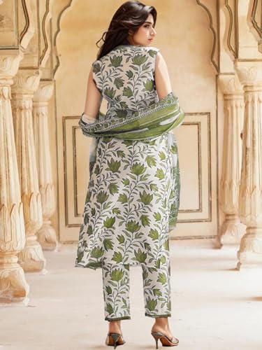 Image of SHIENZY Cotton Blend Kurta Set for Women