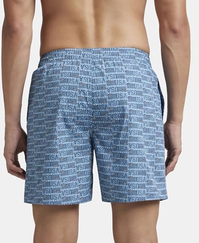 Image of Jockey US57 Men Super Combed Mercerized Cotton Woven Printed Boxer Shorts with Side Pockets (Pack of 2, Prints May Vary)