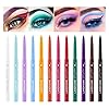 MAREOTIC Eyeliner Set, 12 Colors Eyeliner, Matte Eyeliner Set Professional Eye Shadow Set Colorful Eyeliner, Long Lasting, Waterproof