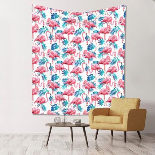 Tapisserie murale feuilles vertes pour une chambre style jungle