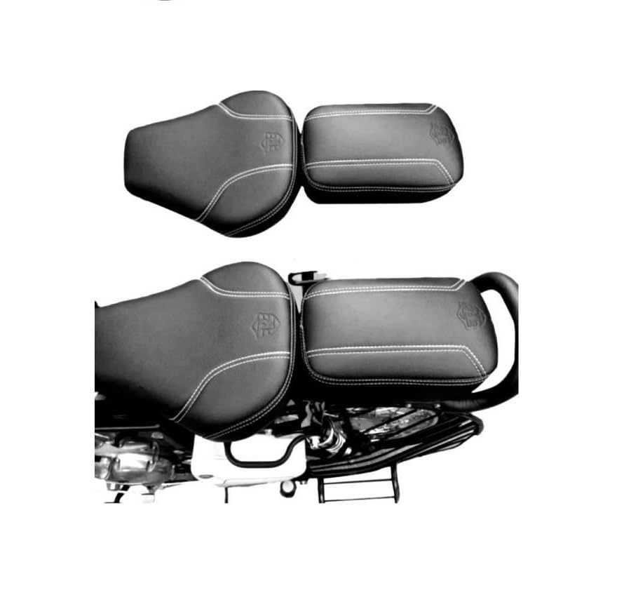 Gate 7 seat Cover for RE Bullet Classic 350cc 500cc with Embossed Logo (Leatherette, Only for Old Models BS4 / BS6)-image-18