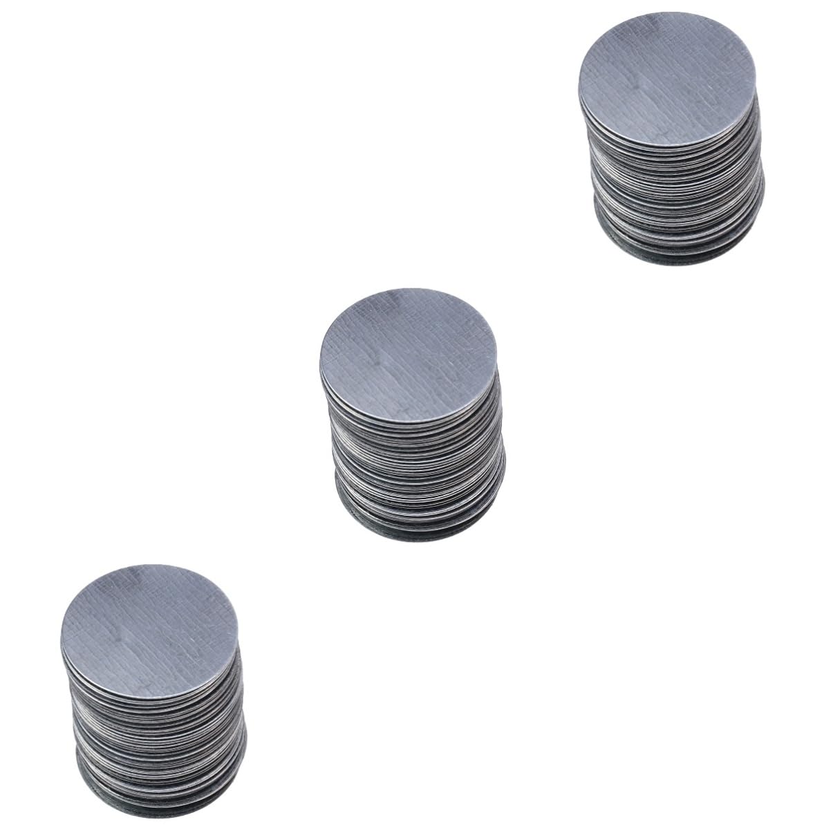 Housoutil 300pièces Plaques Autocollantes Rondes Double-face Pour Outils De Maquillage Feuilles De Fond Pour Fards à Paupières Accessoires De Beauté Et Filles